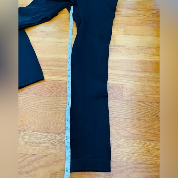 HOMMA Large Active High Waist Tummy Compression Legging TC102 Black Spandex - Picture 7 of 9